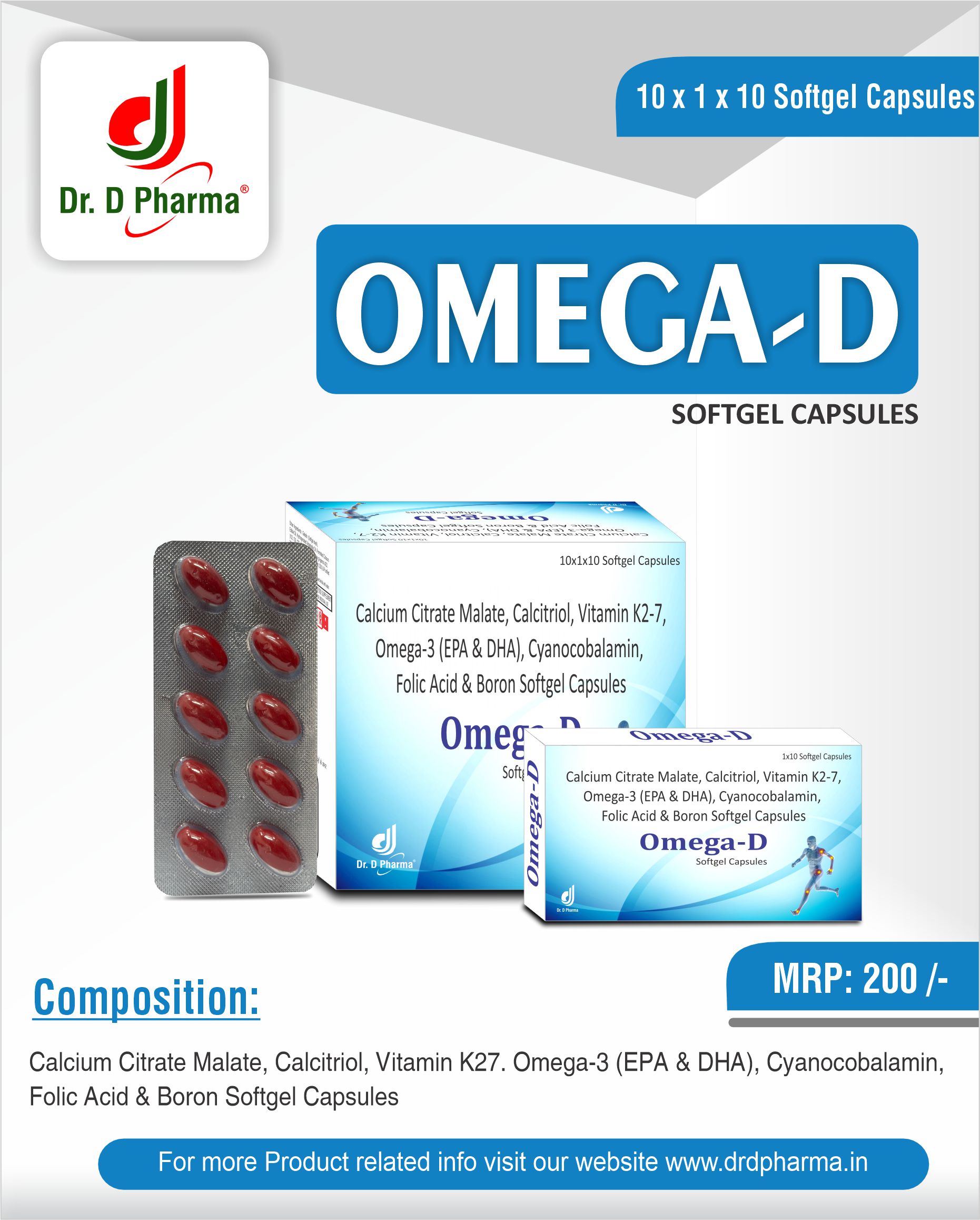 OMEGA-D Softgel Capsules